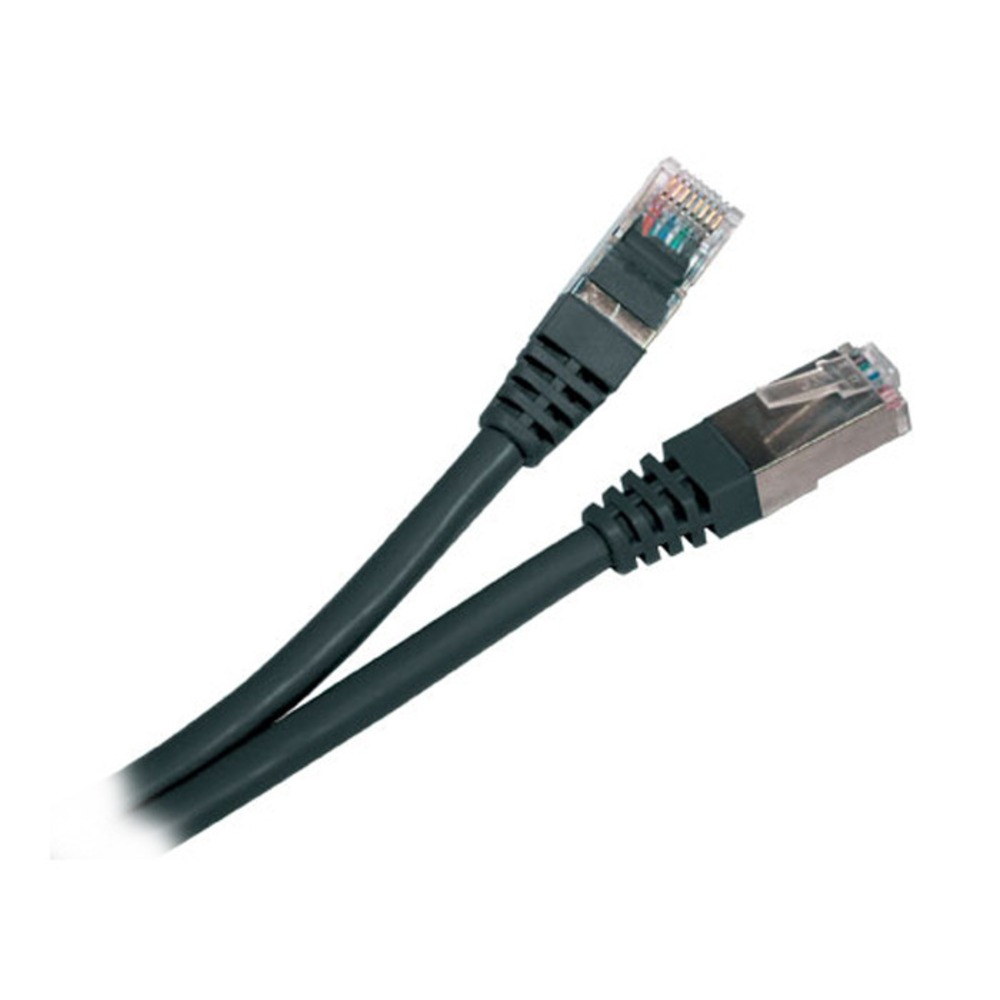 Кабель витая пара патч-корд Hyperline PC-LPM-STP-RJ45-RJ45-C5e-2M-BK 2.0m