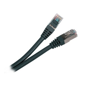 Кабель витая пара патч-корд Hyperline PC-LPM-STP-RJ45-RJ45-C5e-2M-BK 2.0m