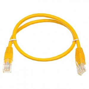 Кабель витая пара патч-корд Hyperline PC-LPM-UTP-RJ45-RJ45-C5e-5M-LSZH-YL 5.0m