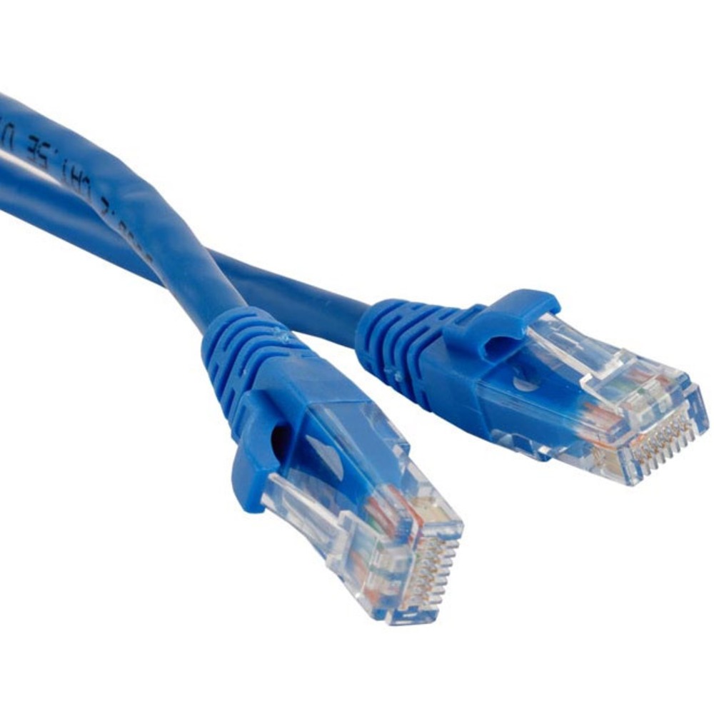 Кабель витая пара патч-корд Hyperline PC-LPM-UTP-RJ45-RJ45-C5e-5M-LSZH-BL 5.0m