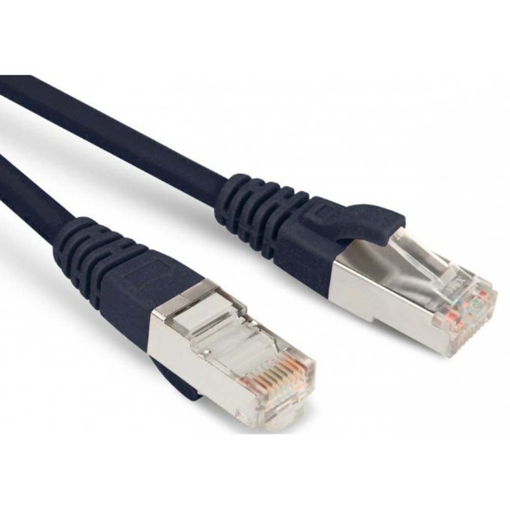 Кабель витая пара патч-корд Hyperline PC-LPM-UTP-RJ45-RJ45-C6-10M-LSZH-BK 10.0m