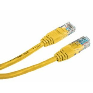 Кабель витая пара патч-корд Hyperline PC-LPM-UTP-RJ45-RJ45-C6-3M-YL 3.0m