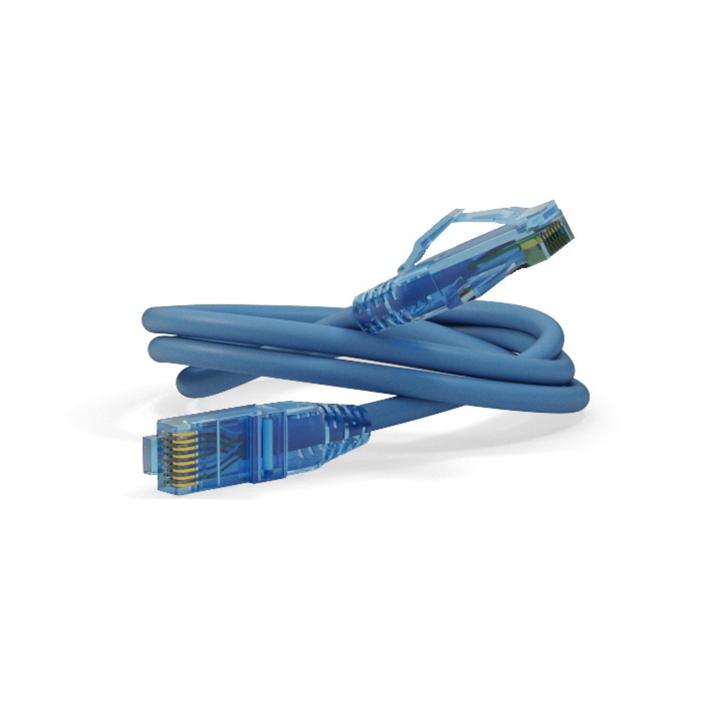 Кабель Патч-корд Hyperline PC-LPM-UTP-RJ45-RJ45-C6-1.5M-LSZH-BL 1.5m