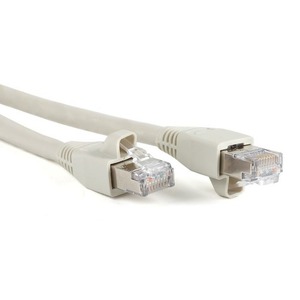 Кабель витая пара патч-корд Hyperline PC-LPM-STP-RJ45-RJ45-C6a-3M-LSZH-GY 3.0m