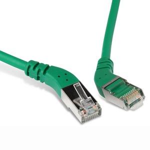 Кабель Патч-корд Hyperline PC-APM-STP-RJ45/R45-RJ45/R45-C6-5M-LSZH-GN 5.0m