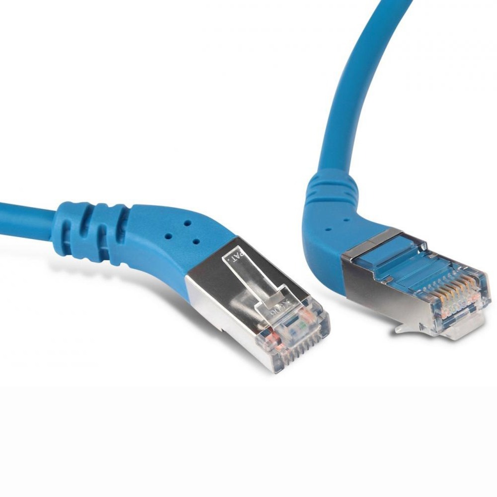 Кабель Патч-корд Hyperline PC-APM-STP-RJ45/R45-RJ45/R45-C6-5M-LSZH-BL 5.0m