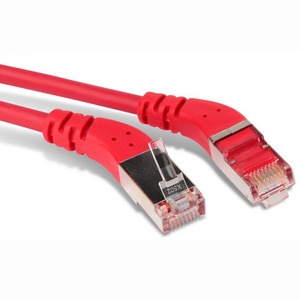 Кабель Патч-корд Hyperline PC-APM-STP-RJ45/L45-RJ45/R45-C6-2M-LSZH-RD 2.0m