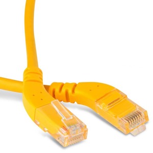 Кабель витая пара патч-корд Hyperline PC-APM-UTP-RJ45/L45-RJ45/L45-C5e-2M-LSZH-YL 2.0m