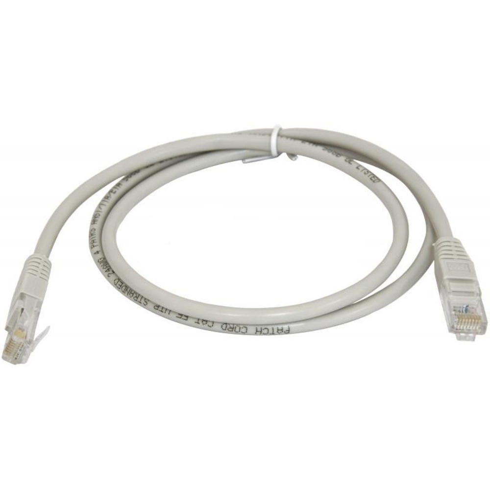 Кабель витая пара патч-корд Hyperline PC-110-110-2P-C5-1M-LSZH-GY 1.0m