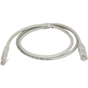 Кабель витая пара патч-корд Hyperline PC-110-110-2P-C5-1M-LSZH-GY 1.0m