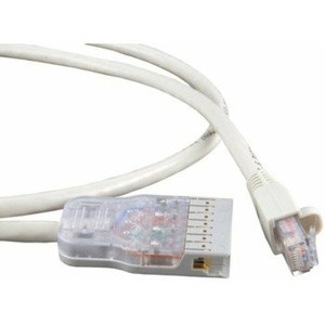 Кабель витая пара патч-корд Hyperline PC-110-RJ45-4P-C6-1M-GY 1.0m
