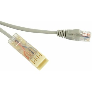Кабель витая пара патч-корд Hyperline PC-110-RJ45-2P-CX-1M-LSZH-GY 1.0m