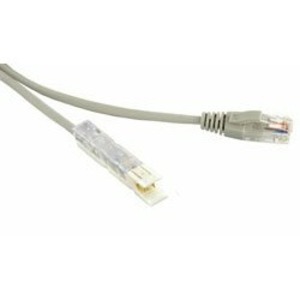 Кабель витая пара патч-корд Hyperline PC-110-RJ45-1P-CX-1M-GY 1.0m