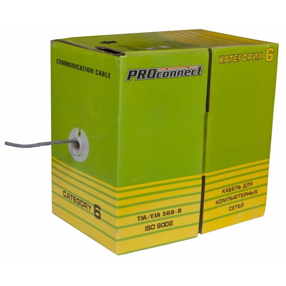 Отрезок кабеля витая пара PROconnect (арт. 1711) 01-0047-3 UTP 4PR 23AWG CAT6 LT 16.0m