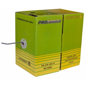 Отрезок кабеля витая пара PROconnect (арт. 1711) 01-0047-3 UTP 4PR 23AWG CAT6 LT 16.0m