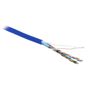 Отрезок кабеля витая пара Hyperline (арт. 2541) FTP4-C5E-PATCH-BK 3.8m
