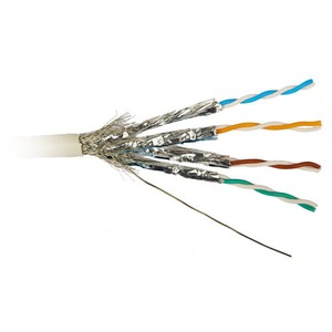 Отрезок кабеля витая пара Hyperline (арт. 2556) SSTP4-C8-SOLID-INDOOR-LSZH 3.7m