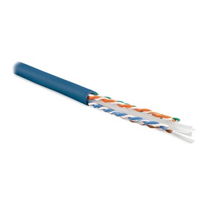 Отрезок кабеля витая пара Hyperline (арт. 4040) UTP4-C6-SOLID-BL 22.8m