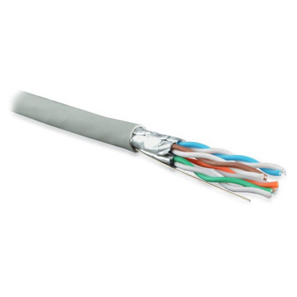 Отрезок кабеля витая пара Hyperline (арт. 4045) UFTP4-C6-S23-IN-LSZH-GY 15.0m