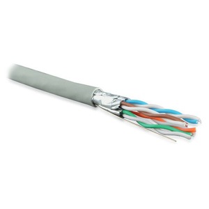 Отрезок кабеля витая пара Hyperline (арт. 4045) UFTP4-C6-S23-IN-LSZH-GY 15.0m