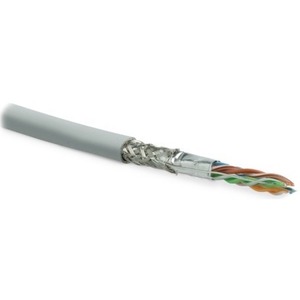 Отрезок кабеля витая пара Hyperline (арт. 4077) SFUTP4-C5E-S24-IN-LSZH-GY 17.0m