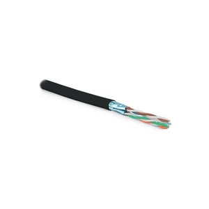 Отрезок кабеля витая пара Hyperline (арт.5388) UFTP4-C6-S23-OUT-LSZH-BK  18.0m
