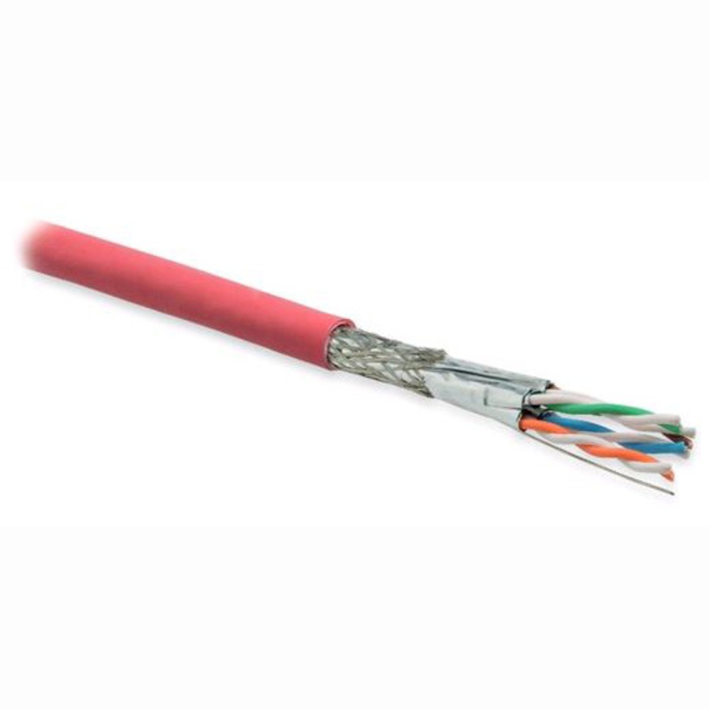 Кабель витая пара на катушке Hyperline SFTP4-C7-S23-IN-LSZH-RD-500 (500м)