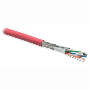 Кабель витая пара на катушке Hyperline SFTP4-C7-S23-IN-LSZH-RD-500 (500м)