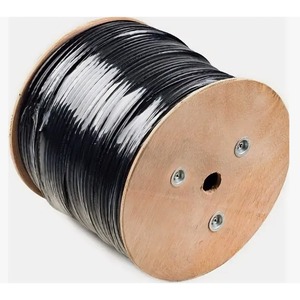 Кабель витая пара на катушке Hyperline FUTP2-C5-S24-OUT-PE-BK-500 (500м)