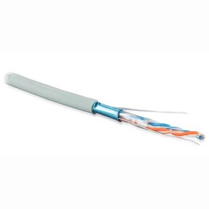 Кабель витая пара на катушке Hyperline FUTP2-C5-S24-IN-LSZH-GY-500 (500м)