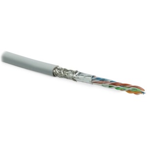 Кабель витая пара на катушке Hyperline SFUTP4-C5E-P26-IN-LSZH-GY-305 (305м)