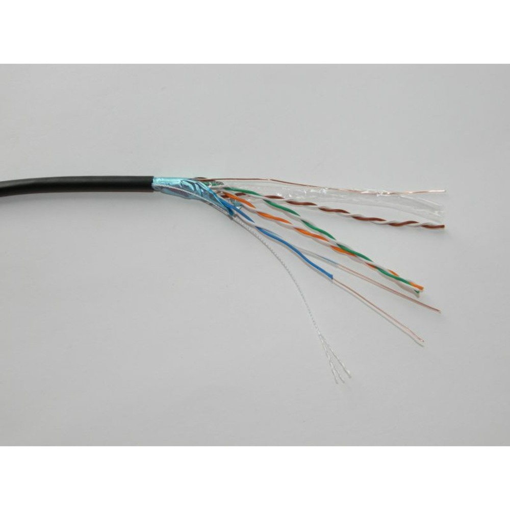 Кабель витая пара на катушке LC 54859 FTP4 cat.5, 305м, CCA, наружный, черный