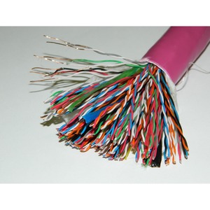 Кабель витая пара на катушке NETKO 53961 F/UTP4 (FTP4) cat.6a, 305м, нг(А)-HF LSZH, фиолетовый "СКС"