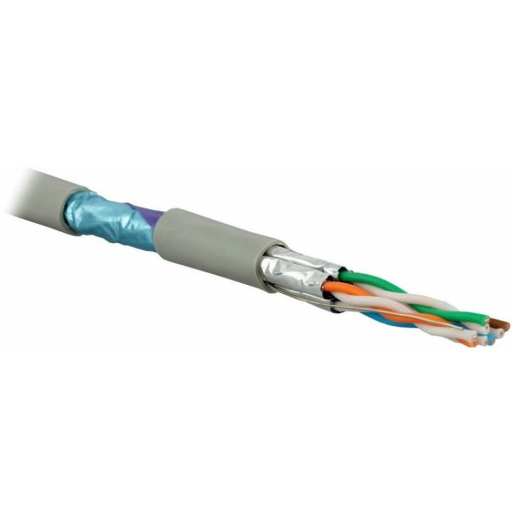 Кабель витая пара Hyperline FFTP4-C6A-SOLID-INDOOR-PVC-R (305 м)