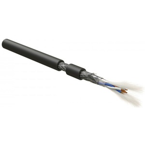 Кабель интерфейса RS-485 Hyperline RS-SF-2x2x22/7-PVC-BK (500м)