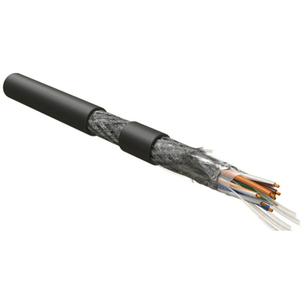Кабель для сетей Industrial Ethernet Hyperline ISFUTP4-C5E-P26/19-PU-BK (500м)