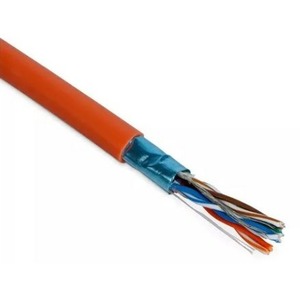 Кабель витая пара Hyperline FUTP4-C5E-S24-IN-LSLTX-RD-305 (305м)
