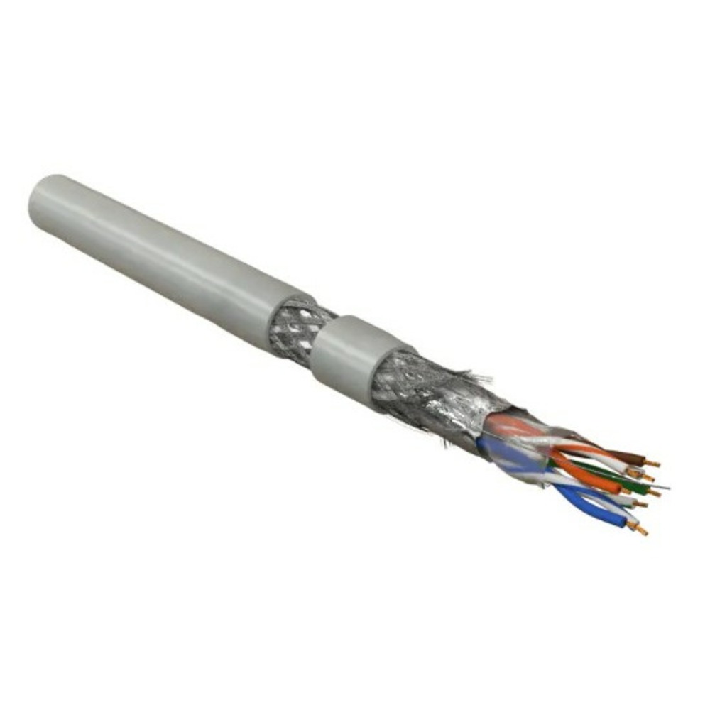 Кабель витая пара на катушке Hyperline SFUTP4-C5E-P26-IN-PVC-GY-305 (305м)