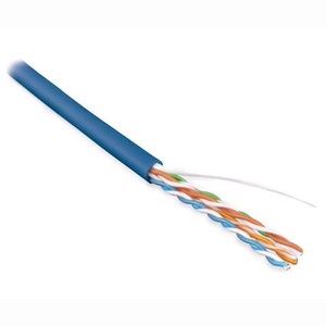 Кабель витая пара на катушке Hyperline UUTP4-C5E-S24-IN-PVC-BL-305 (305м)