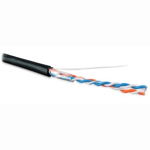 Кабель витая пара на катушке Hyperline UUTP2-C5-S24-OUT-PE-BK-500 (500м)