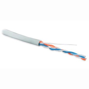 Кабель витая пара на катушке Hyperline UUTP2-C5-S24-IN-LSZH-GY-500 (500м)