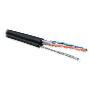 Кабель витая пара на катушке Hyperline UUTP2-C5-S24-SW-OUT-PE-BK-88 (88м)