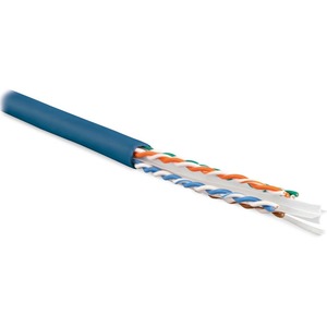Кабель витая пара U/UTP Hyperline UUTP4-C6-S23-IN-LSZH-BL-305