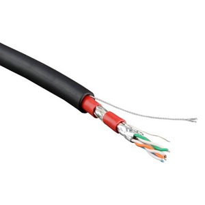 Кабель витая пара в нарезку Hyperline SSTP4-C7-SOLID-OUTDOOR (1 м)
