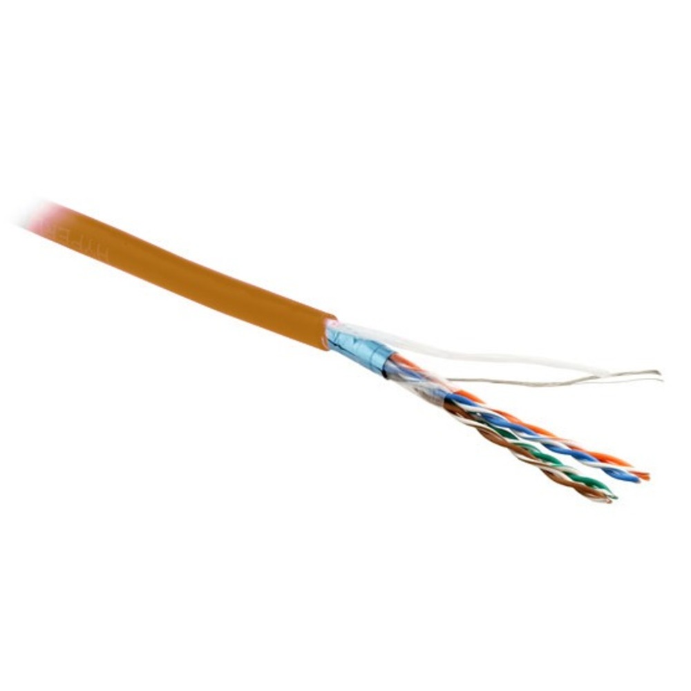 Кабель витая пара в нарезку Hyperline FTP4-C5E-PATCH-OR (1 м)