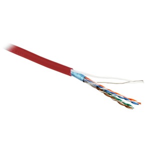 Кабель витая пара в нарезку Hyperline FTP4-C5E-PATCH-RD (1 м)