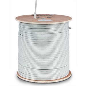 Кабель витая пара в нарезку Hyperline UTP4x2-C5E-SOLID-INDOOR-GY