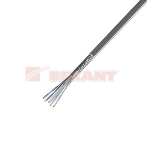 Кабель витая пара в нарезку Rexant 01-0542 SSTP 4PR 23AWG CAT7 (1 метр)