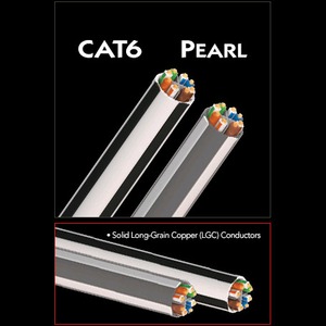 Кабель витая пара в нарезку Audioquest Pearl Cat6 White/Black