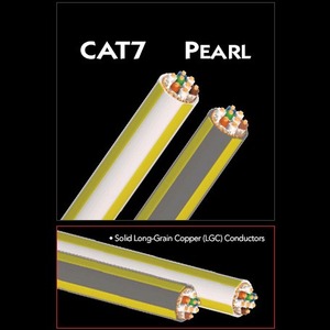 Кабель витая пара в нарезку Audioquest Pearl Cat7 White/Yellow